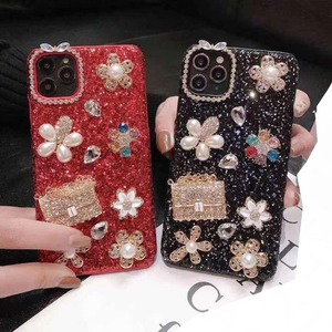 เคสแฟชั่นทำมือติดเพชร3D แวววาวระยิบระยับสำหรับ <span class=keywords><strong>iPhone</strong></span> 6 7 8 PLUS XR <span class=keywords><strong>x</strong></span> XS MAX 11 12 13 14 PRO MAX MAX MINI เคส - Product Image 2