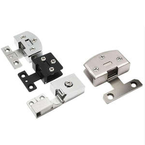 Charnières en alliage de zinc pour meubles, charnières en verre à 90 degrés, design moderne, installation facile, utilisation scolaire, salon, chambre à coucher - Product Image 1
