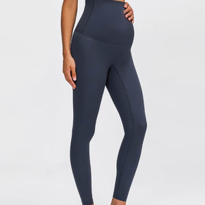 Leggings extensibles pour femmes enceintes, 10 pouces, taille haute, pour Fitness, <span class=keywords><strong>Jogging</strong></span>, entraînement, Yoga, - Product Image 1