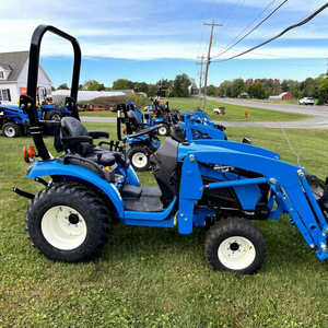 LS Mini 20HP 4WD Backhoe Loader Tractor with for Engine Gear Drive 60-Inch Rotary Mower 3-Year Warranty - Product Image 1