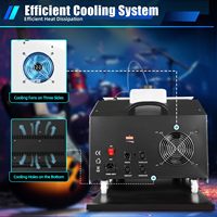 Profession elle 3000W vertikale Rauch nebel maschine DMX512 Boden nebel mit Trockeneis-Projektions lichtern
