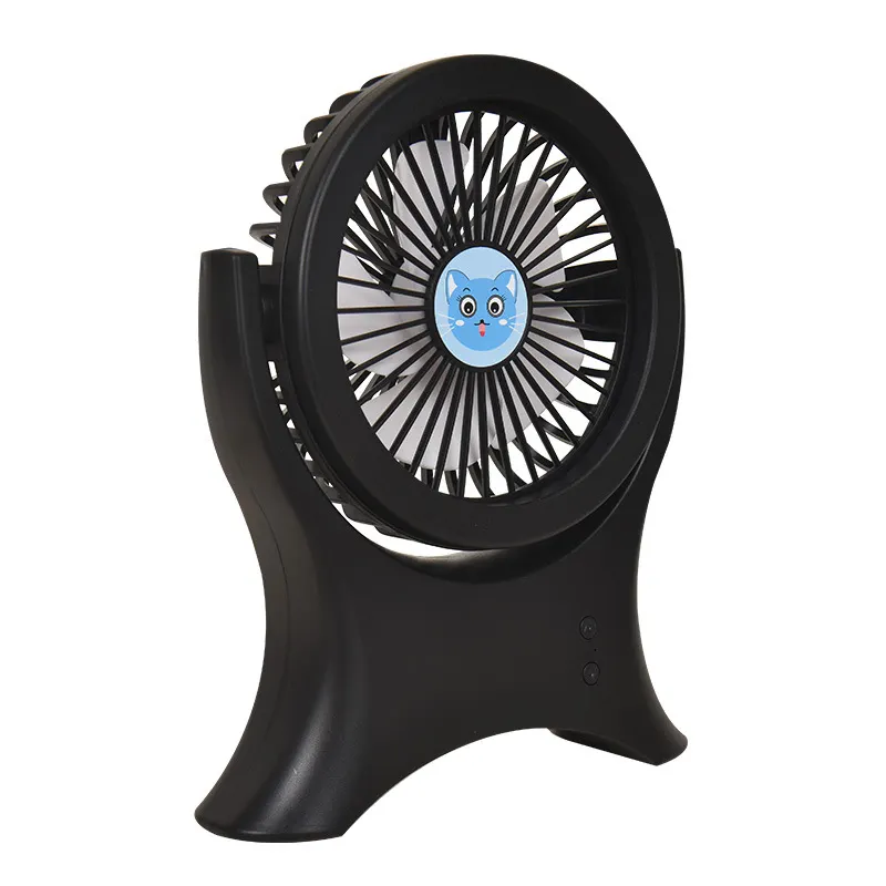 Foldable Storage Adjustable Rechargeable Mini Fan 3 In 1 Rechargeable Battery USB Desk Table Stand Fan with LED lamp