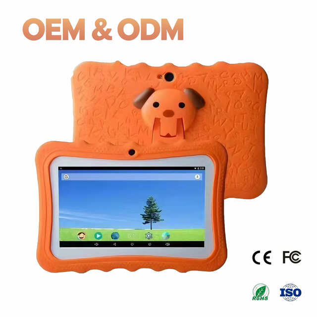 New HD Touch Screen Children Tablet 7 Inches Android 10.0 WiFi Allwinner Quad Core 1GB RAM 1.5GHz Rugged Educational 2500mAh