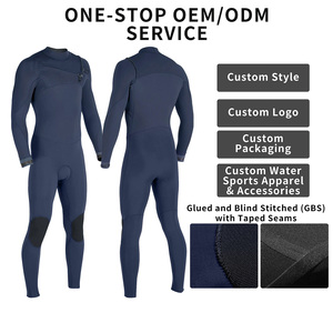 Tùy Chỉnh Thực 4/3 <span class=keywords><strong>Neoprene</strong></span> Lướt Sóng Kín Wetsuit Cho Nam Giới Và Phụ Nữ Ngực Zip Dài Tay Áo 3Mm 4Mm 5Mm Freediving Lặn Phù Hợp Với - Product Image 2