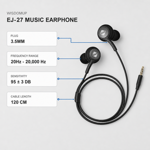 Écouteurs intra-auriculaires filaires stéréo élégants 3,5 mm <span class=keywords><strong>avec</strong></span> micro pour <span class=keywords><strong>iPhone</strong></span>/Samsung/Xiaomi/Huawei - Product Image 5