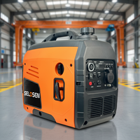 Generador Inverter de Gasolina de 2000W 3500W 3.5KW 2KW, Motor de 4 Tiempos de Combustible Dual, Generadores Portátiles Ligeros para Camping