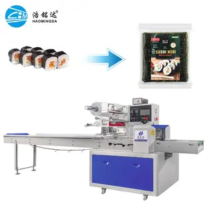 automatic Nori flakes Dry Seaweed Roll Sushi Packaging Machine