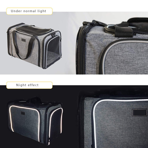 Durable <strong>Small</strong> <strong>Dog</strong> <strong>Carrier</strong> 2 Side Expandable Breathable Puppy Cat Pet Bag Padded <strong>Shoulder</strong> Strap Travel Outdoor Transport - Product Image 4