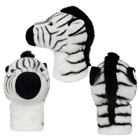 Housse de tête de club de golf en peluche pour chien en gros, housse de tête de club de golf pour animal, housse de tête de club de golf souple, accessoires de golf