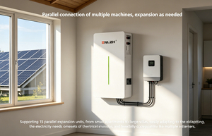 Sistema de Almacenamiento de Energía Solar Híbrido de Pared de 5.12kWh con Batería LiFePO4 de 51.2V 100Ah para Uso Fuera de la Red y Conectado a la Red - Product Image 6