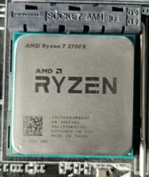 Processeur de bureau R7 2700X 3,7 GHz, huit cœurs, 12 nm, 105 W TDP, 7,4 Mo de cache L2, socket AM4, utilisé, YD270XBGM88AF