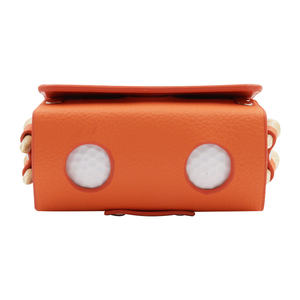 पोर्टेबल पु चमड़े के गोल्फ बैग पाउच आउटडोर खेल छोटे ले गोल्फ बॉल बैग गोल्फ सामान - Product Image 5