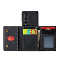 Étui de Luxe Portefeuille Protection Livre à Rabat pour Téléphone Portable Samsung Galaxy Z Fold 3 4