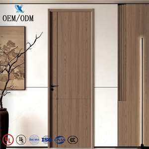 Venta Puerta de madera Proyecto de laminado interno Diseño de puerta Interior Cristal de carbono Impreso <span class=keywords><strong>Puertas</strong></span> de madera de fuego sólido para habitación interior - Product Image 3
