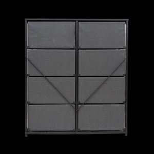 Modern Living Room Fabric <b>Cabinet</b> With Freestanding Durable Stainless Steel MDF Panel and Pine Wood - Product Image 3