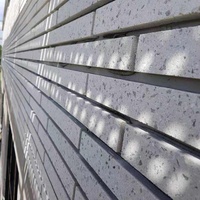 Briques en ciment, décoration murale en 3d, long face, pour l'extérieur et l'intérieur