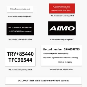 Aimo Rộng Định Dạng 10-35 Nhiệt Thu Nhỏ Ống Máy In 600Dpi 60Mm Max Giấy Chuyển Màu Máy Giao Diện USB Nhãn Nhà Sản Xuất Cổ Phiếu - Product Image 6