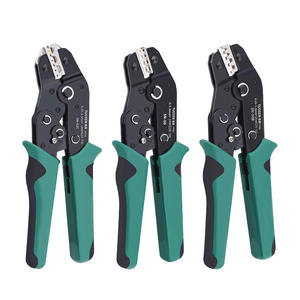 คีมย้ำสายไฟ Tuosen Ratchet ขนาด 23 AWG แบบเข้าด้านหน้า เกรดอุตสาหกรรม ผลิตจากเหล็กกล้าคาร์บอนสูง สำหรับงานเดินสายไฟฟ้า - Product Image 1