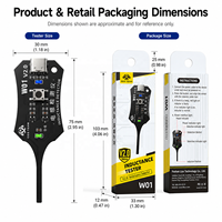 Testeur d'inductance OSS W01-V2.0, testeur de bobine de carte mère, alimenté par Type-C pour la réparation de PCB, de téléphones et d'ordinateurs portables