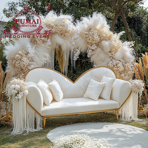 Canapé de Mariage Royal Sièges d'Amour Canapé Lounge Meuble pour Mariage - Product Image 1