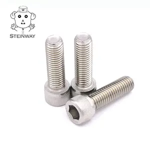 SS304 ASMEB18.3 UNC/UNF Allen Socket Screw Stainless Steel Screw Cap Head 3#-48UNC-3/4-10UNC