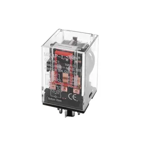 Qianji Nhà cung cấp Trung Quốc MK2P-I MK3P-I 10A 8 pin tùy chỉnh Mini Relay mục đích chung Relay 12V 10A 2z với LED