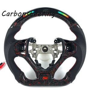 Accessories <b>for</b> Custom Carbon Fiber Car <b>Steering</b> <b>Wheel</b> <b>for</b> 9th Gen Si LX EX EX-L 2012-2015 JDM Interior Upgrade - Product Image 1