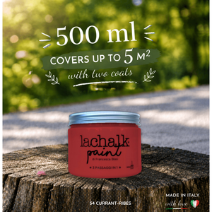 54 CURRANT 500 ml LaChalk the evolution of <b>chalk</b> paint Where <b>chalk</b> meets resin: Hybrid <b>Chalk</b> Resin Paint made in Italy - Product Image 2