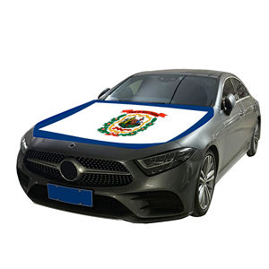 Drapeau de couverture de capot de voiture West Virginia drapeau de couverture de moteur de voiture en gros couverture de capot de moteur de voiture résistante à l'usure et Durable personnalisée - Product Image 3
