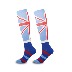 Flag Print Compression Knee High <strong>Socks</strong> 15 Designs <strong>UK</strong> Italy Brazil France Germany Spain Patriotic Sports Fan <strong>Socks</strong> - Product Image 5
