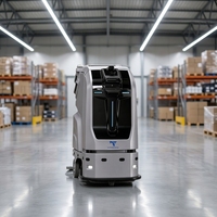 Robot laveur de sols autonome à intelligence artificielle CleanHorse TN70, nouvelle génération, efficacité 2040 m²/h, machine de nettoyage commerciale