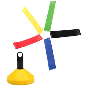 Set de Equipamiento de Entrenamiento para Fútbol, Baloncesto y Voleibol: Escalera de Agilidad, Discos Marcadores y Cubo - Material PP para Uso Interior y Exterior - Product Image 5