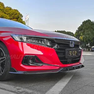 Kit de Carrocería para Honda Accord 10.5ª Gen 2022, Lip Delantero Negro Brillante, Estilo Deportivo, Protector de Parachoques, Accesorios para Auto - Product Image 4