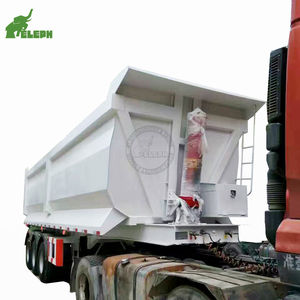 <span class=keywords><strong>Semi</strong></span>-remorque benne basculante hydraulique à 3 essieux de 60 mètres cubes pour le transport et le déchargement - Product Image 2