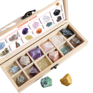 <span class=keywords><strong>Cristal</strong></span> Natural al por Mayor, Piedra Mineral en Bruto, Espécimen, Juego de Caja de Cristales Curativos para Decoración o Regalo - Product Image 1
