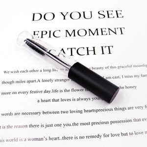 หลอดมาสคาร่าขนาด 10 มล. สีใส ปรับแต่งสีได้ ฝาสีเงินทองหรูหรา พร้อมแปรงสำหรับบรรจุภัณฑ์ผลิตภัณฑ์ดูแลผิว - Product Image 2