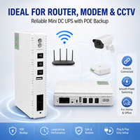 Mini UPS DC 18W, batterie lithium 20000mAh, alimentation de secours 5V 9V 12V 15V 24V POE pour routeur WiFi, modem, CCTV