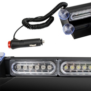 Đèn Nhấp Nháy Kính Chắn Gió Phía Trước Đèn Chớp Màu Xanh Dương Có Giác Hút Tự Động Đèn Tín Hiệu Khẩn Cấp Nội Thất 18 <span class=keywords><strong>Led</strong></span> Đèn Cảnh Báo Nhấp Nháy Ô Tô - Product Image 4