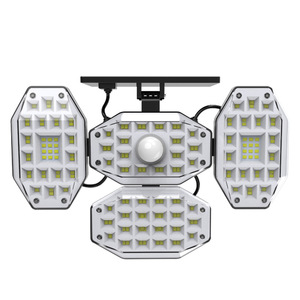 Solar <b>Led</b> Wall Mount <b>Light</b> Outdoor Garden <b>With</b> <b>Motion</b> <b>Sensor</b> Water Resistant 50000 Hours Lifespan - Product Image 1