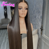 Perruques Lace Front en Cheveux Humains Vietnamiens Bruts Super Double Drawn (SDD) Lisses Comme des Baguettes, Perruques en Cheveux Humains Single Drawn de Haute Qualité pour Femmes