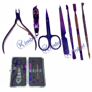 Plasma Purple Color Manicure Pedicure <b>Set</b> <b>Nail</b> Care and Hair Remover <b>Set</b> for Men and Women Professional and Personal Use - Product Image 1