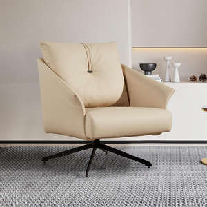 Sofá perezoso, silla individual para sala de reuniones de ocio, silla giratoria, luz de lujo, Internet, esquina de celebridad, sala de estar, sillón reclinable giratorio - Product Image 4