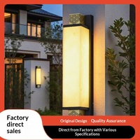 Lampe murale LED extérieure en acier inoxydable IP65 étanche pour entrée de villa, jardin, balcon, cour, pilier
