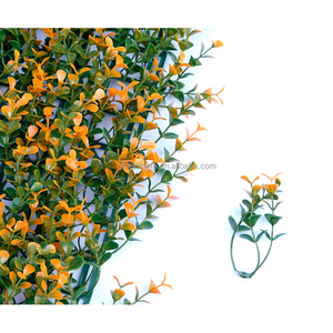 Panel de pared verde de plantas artificiales, naranja, <span class=keywords><strong>Buxus</strong></span>, 50x50cm - Product Image 4