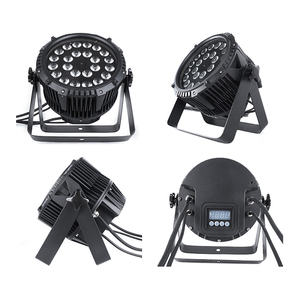 24 cái không thấm nước LED <span class=keywords><strong>PAR</strong></span> ánh sáng RGB DJ mệnh đèn RGBW đầy màu sắc phẳng mệnh cho ánh sáng sân khấu - Product Image 5
