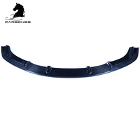 Lèvre avant 3D en fibre de carbone M Sport Performance Upgrade Tuning Body Kit Parts pour BMW F87 M2 2016-2021