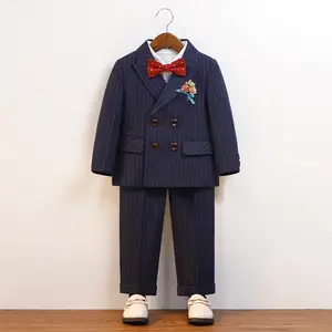 S9024F 2024 new hot -selling hosted piano performance service small young children Yingying baby year old boy suits suit