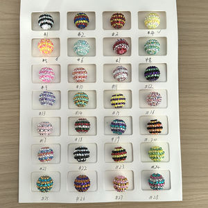 ลูกปัดอะคริลิคสี AB ขนาด 20 มม. แบบมีประกาย สำหรับทำสร้อยคอ สร้อยข้อมือ ต่างหู เครื่องประดับ DIY ตกแต่ง ยี่ห้อ Xxm - Product Image 5