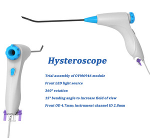 Xoay hysteroscope với một 14 độ nghiêng góc 400*400 Độ phân giải đầu ra USB cho bác sĩ thú y con người và nghiên cứu - Product Image 1
