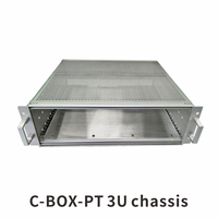 ZSTC C-BOX. . Plateforme de surveillance Rittal Heitec, boîtier de serveur industriel pour montage en rack, châssis en aluminium 3U, sous-rack
